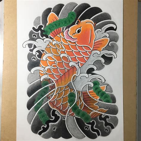 鯉魚刺青圖案|【鯉魚刺青意思】揭秘鯉魚刺青深意：傳統與象徵的交。